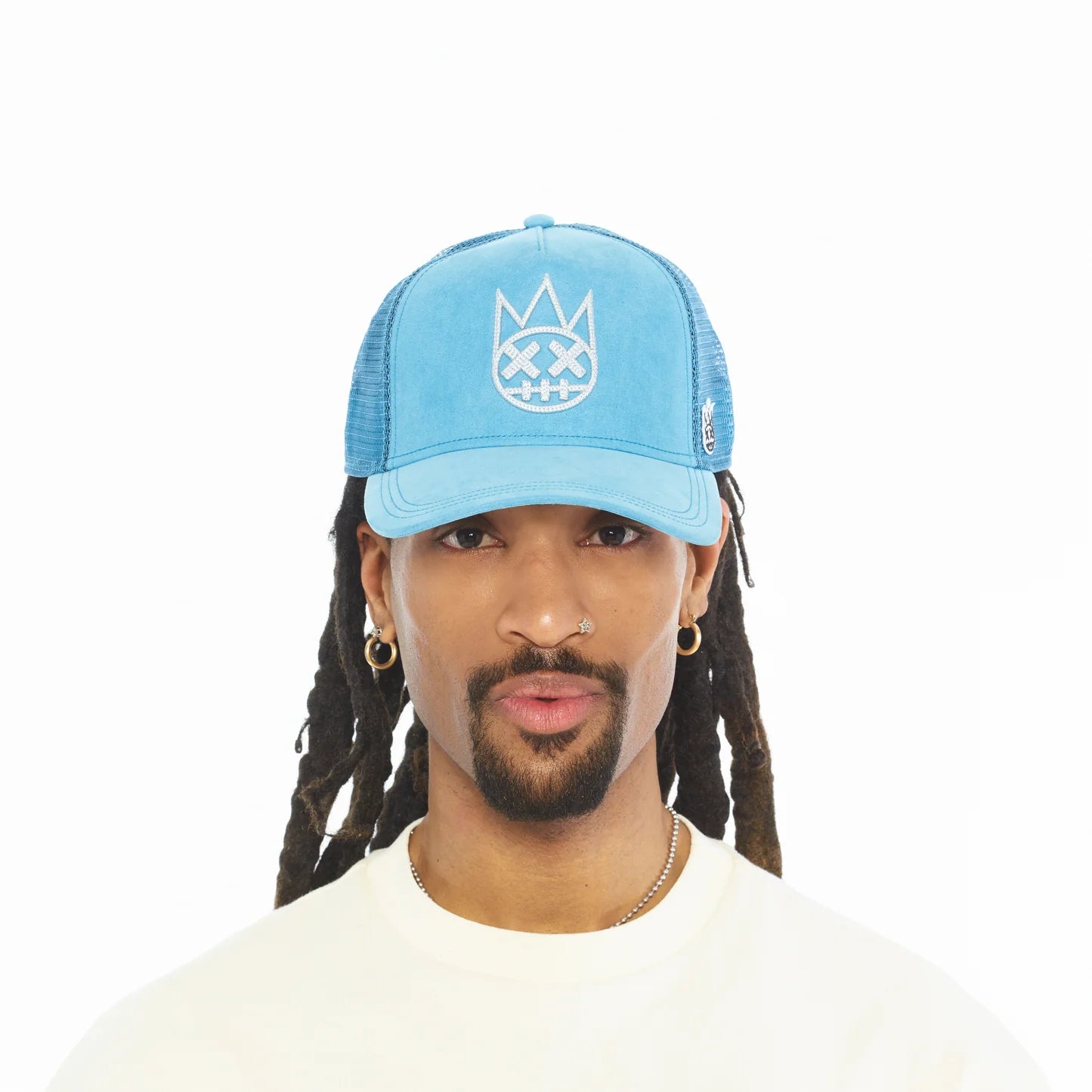 Cult's Logo Mesh Back Trucker Hat In Navagio Bay  626BC-CH39A