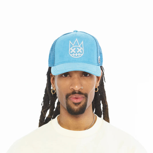 Cult's Logo Mesh Back Trucker Hat In Navagio Bay  626BC-CH39A