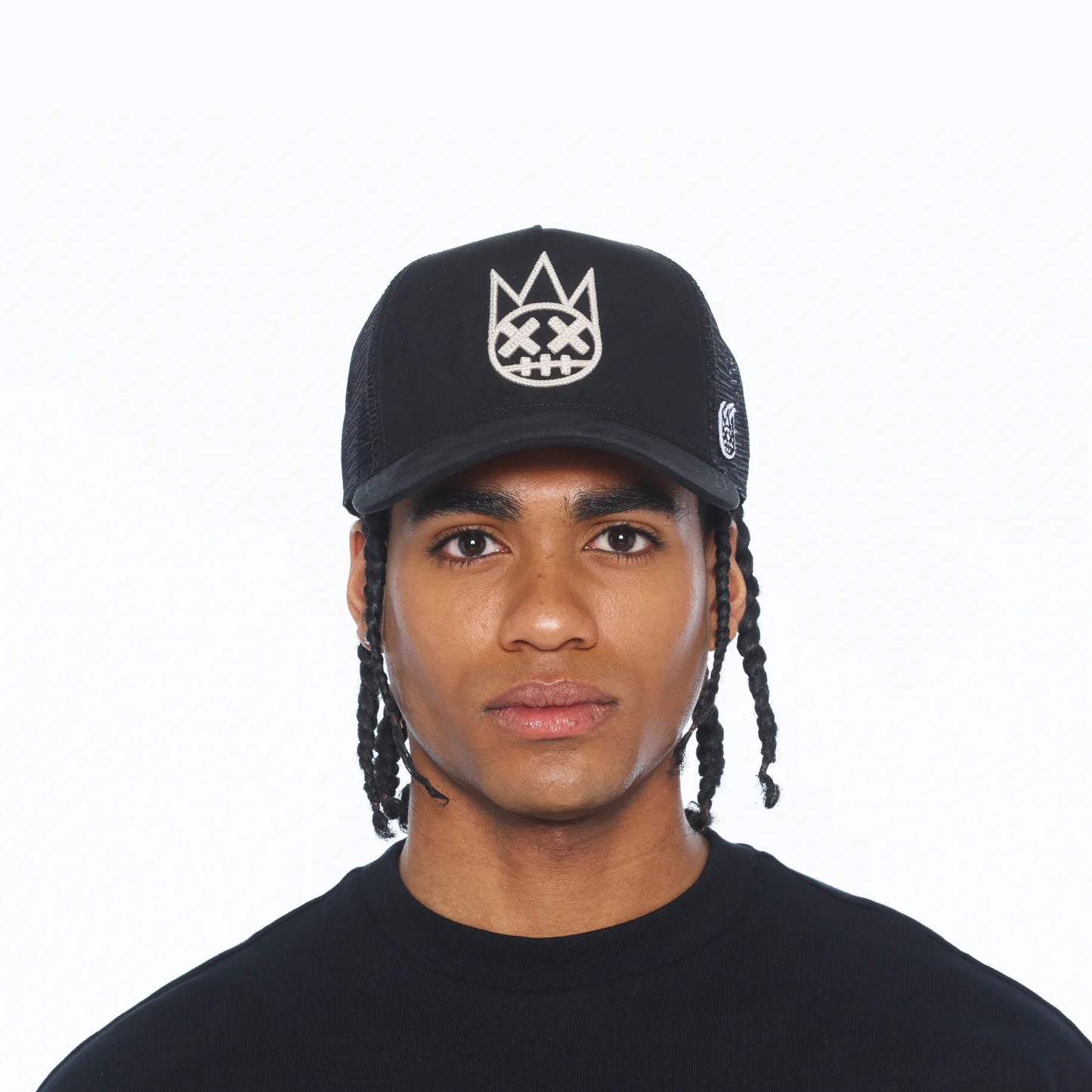 Cult's Logo Mesh Back Trucker Hat In Black  626BC-CH42A