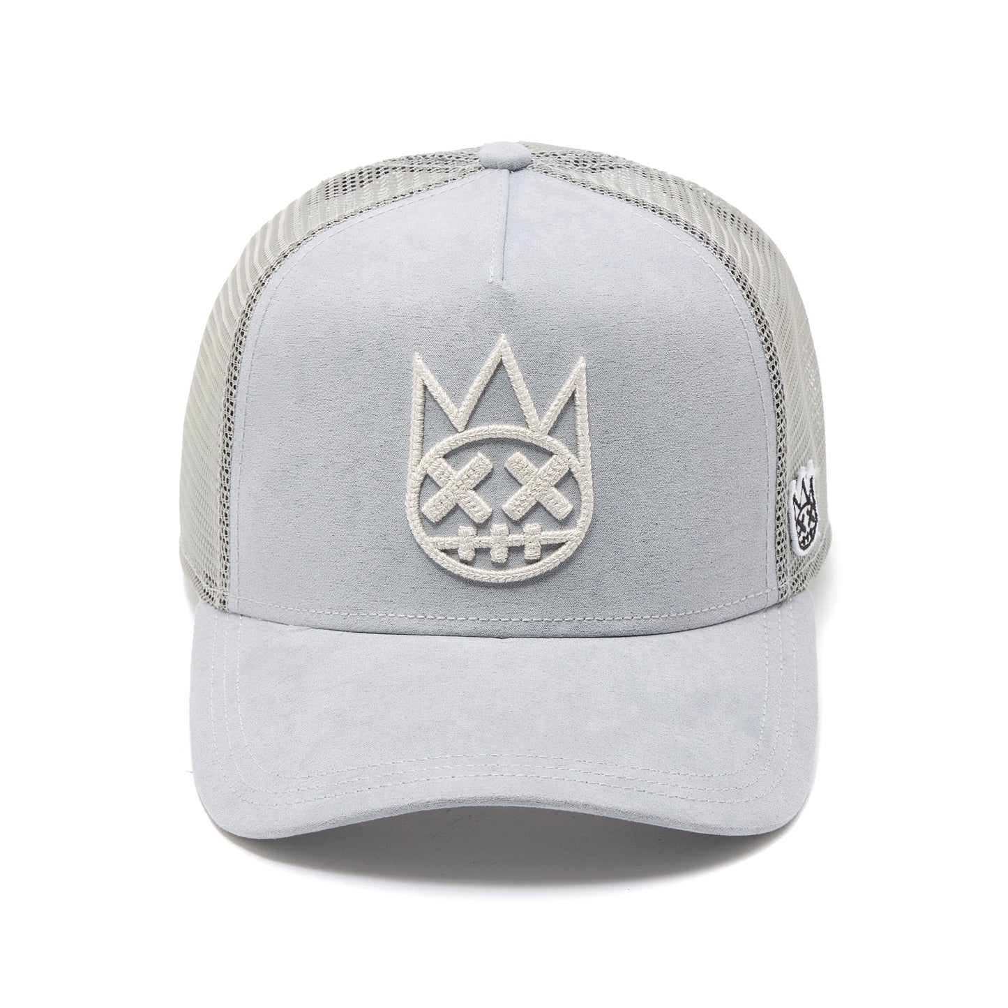 Cult's Logo Mesh Back Trucker Hat In Grey SKU: 626BC-CH43A