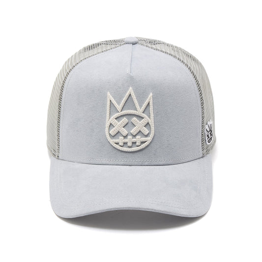 Cult's Logo Mesh Back Trucker Hat In Grey SKU: 626BC-CH43A