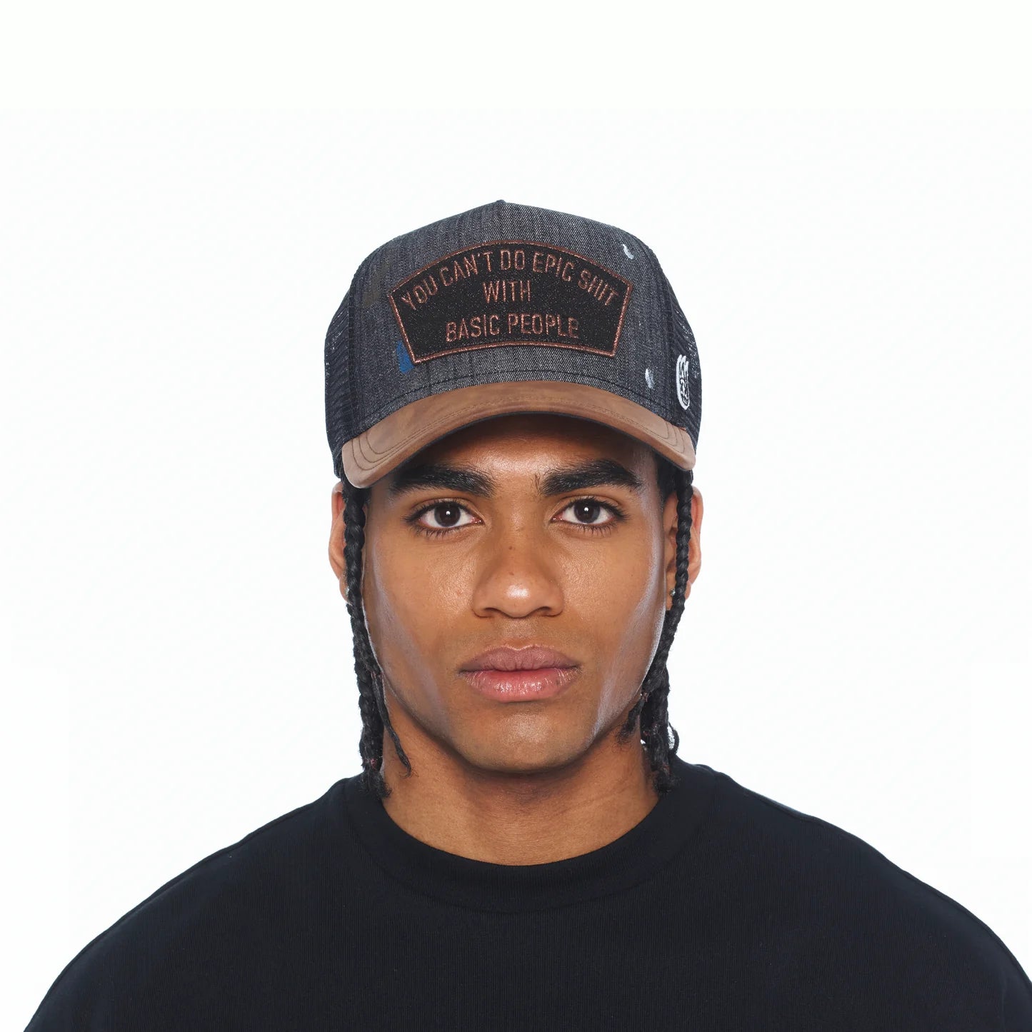 Cult's Mesh Back Trucker Hat "Cant Do Epic Shit" In Painter 626BC-CH46A