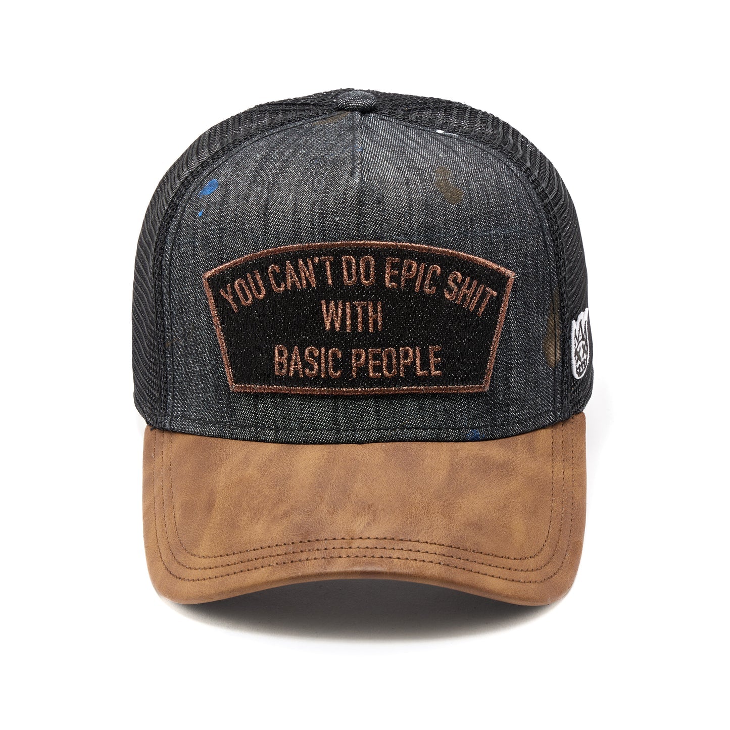 Cult's Mesh Back Trucker Hat "Cant Do Epic Shit" In Painter 626BC-CH46A