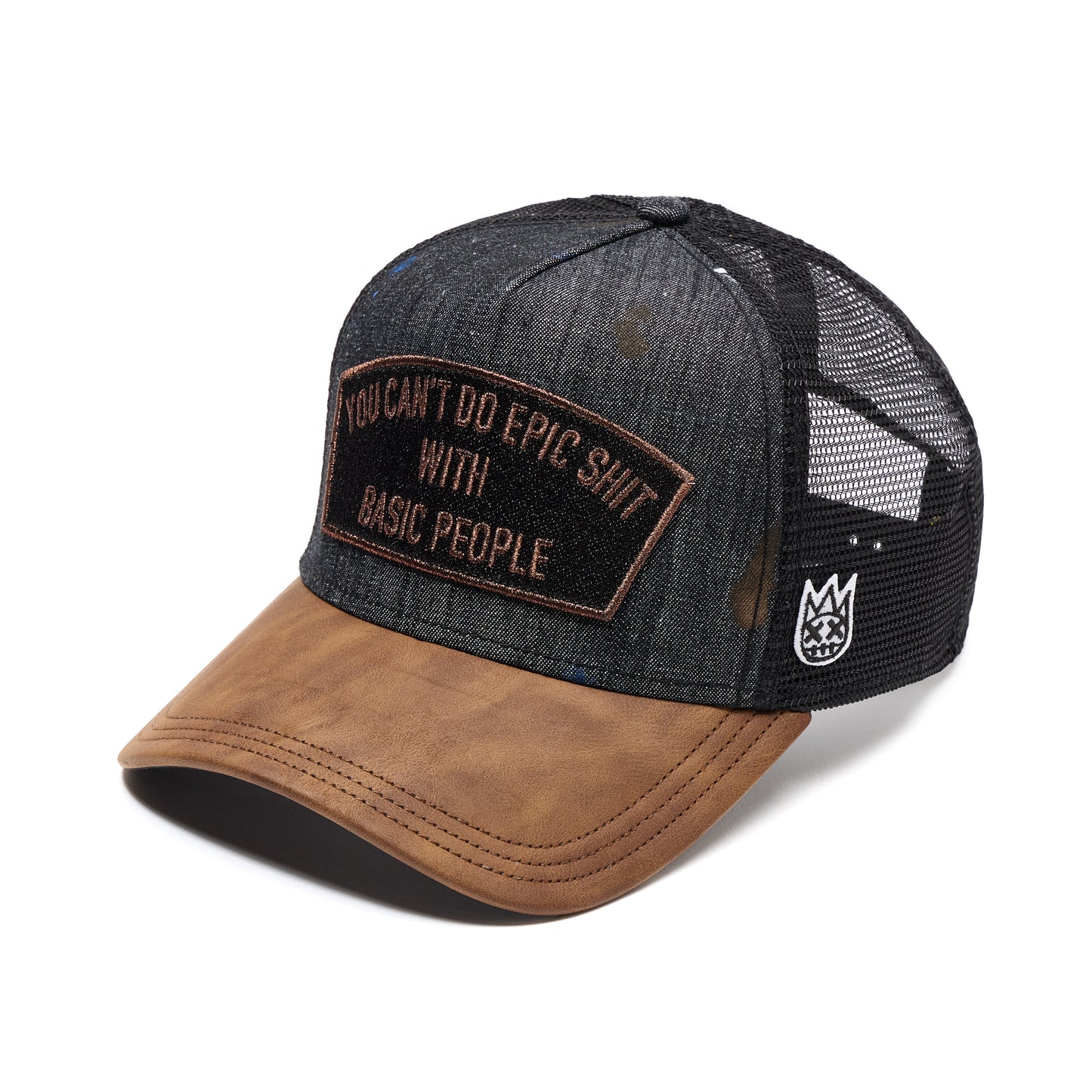 Cult's Mesh Back Trucker Hat "Cant Do Epic Shit" In Painter 626BC-CH46A