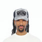 Cult's Mesh Back Trucker Hat "Cant Do Epic Shit" In Grey  626BC-CH47A
