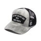 Cult's Mesh Back Trucker Hat "Cant Do Epic Shit" In Grey  626BC-CH47A