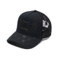 Cult's Mesh Back Trucker Hat "Rope Logo" In Black 626BC-CH49A