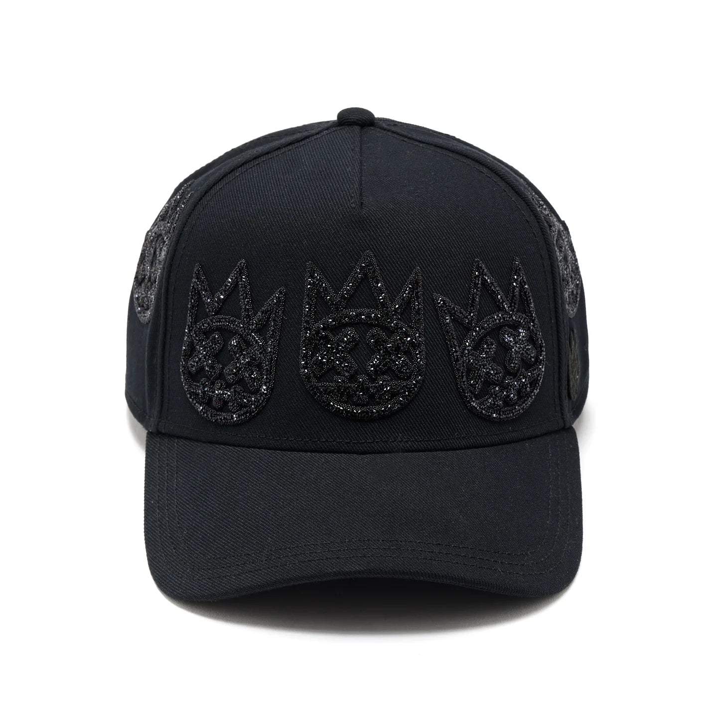Cult X El Alfa A Frame Hat "Multi Black Crystal Logo" In Black  626BC-CH51A