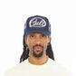 Cult's Mesh Back Trucker Hat "Community" In Raw  626BC-CH53A