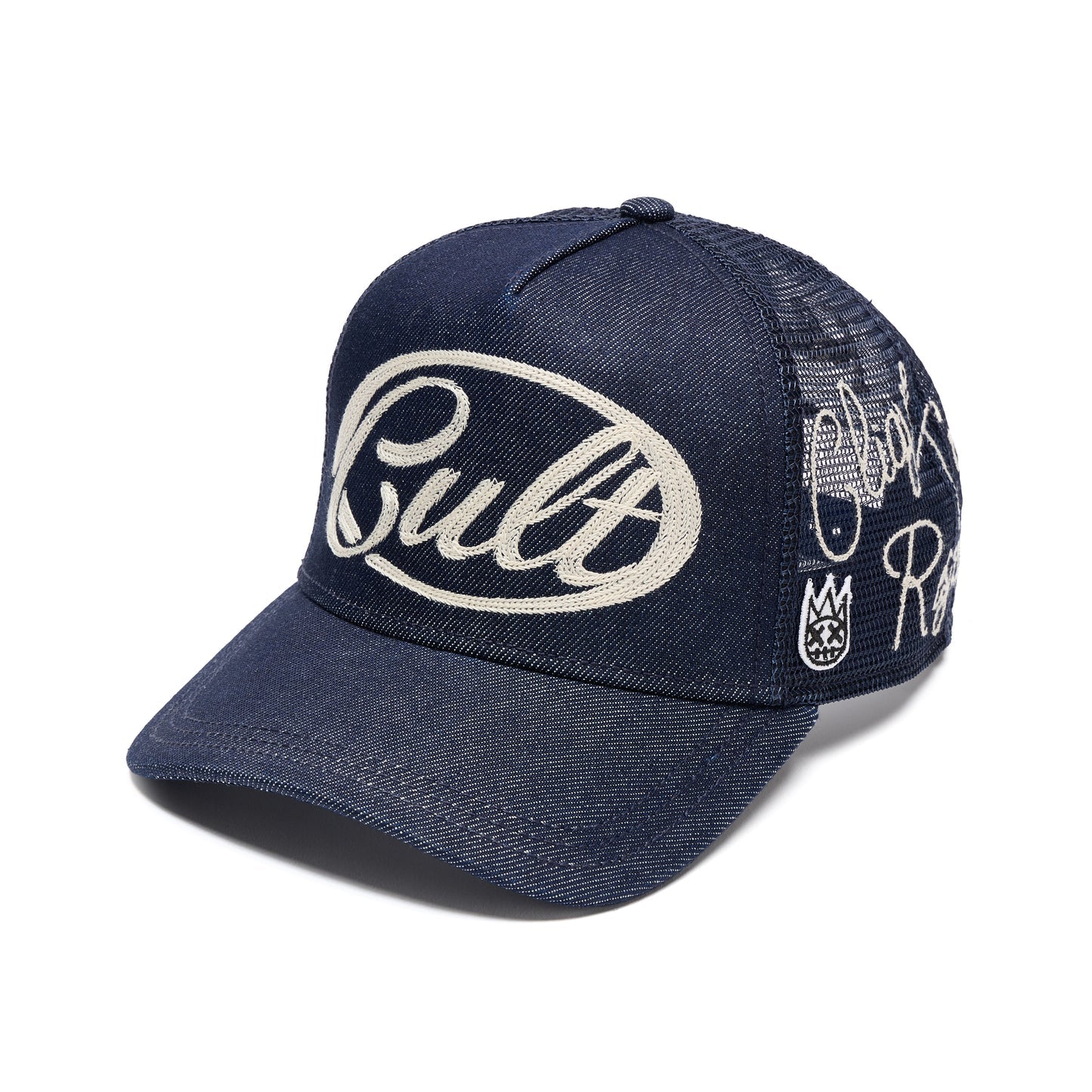 Cult's Mesh Back Trucker Hat "Community" In Raw  626BC-CH53A