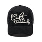 Cult's Mesh Back Trucker Hat "Grasshopper Emb Hat" In Black 626BC-CH64A