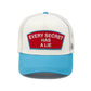 Cult's Mesh Back Trucker Hat "Every Secret Has A Lie" In Winter White 626BC-CH65A