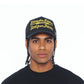 Cult's Mesh Back Trucker Hat "Lie To The Liars" In Black/Yellow 626BC-CH66A