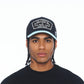 Cult's Mesh Back Trucker Hat "To Create Something New" In Black/Teal 626BC-CH68A