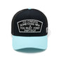 Cult's Mesh Back Trucker Hat "To Create Something New" In Black/Teal 626BC-CH68A