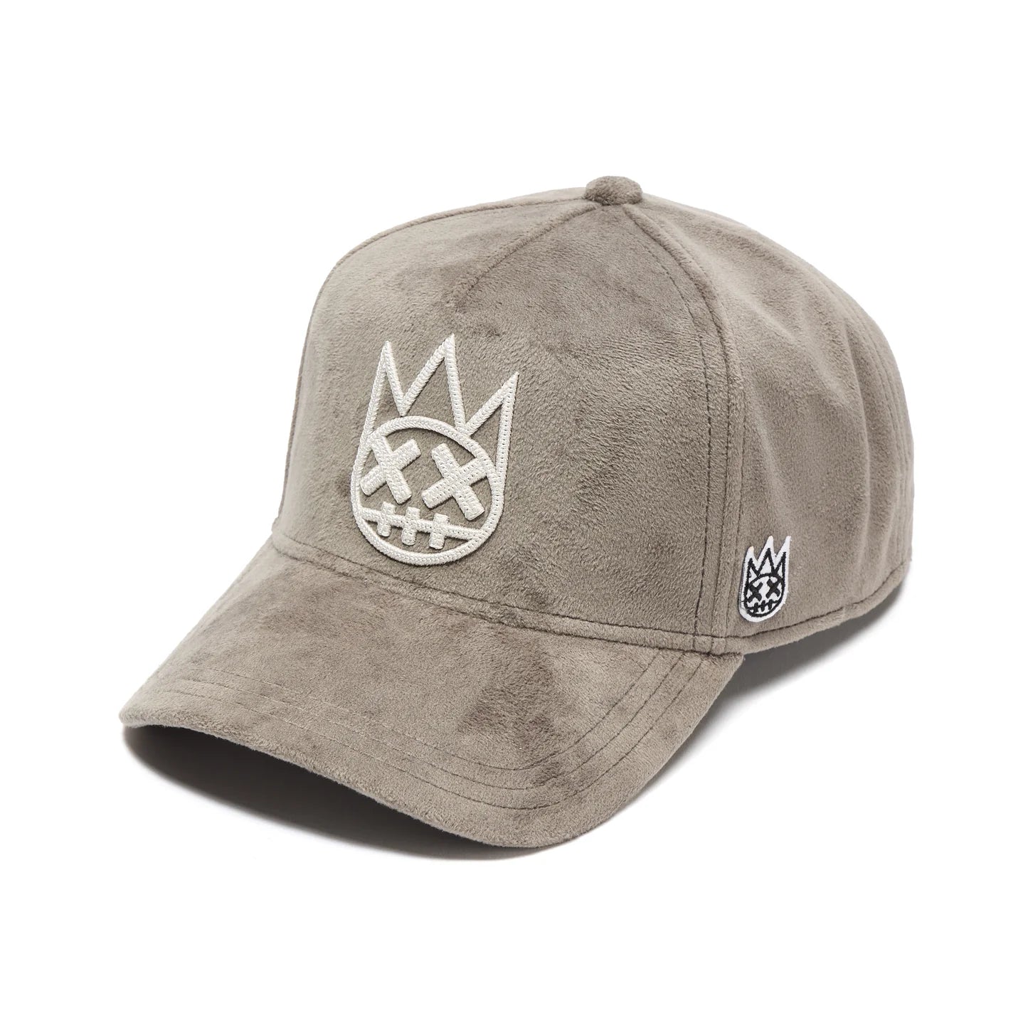 Cult's Mesh Back Logo Trucker Hat "Velour" In Charcoal Grey  626BC-CH72A