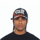 Cult's Mesh Back Trucker Hat "Flame" In Black 626BC-CH75B