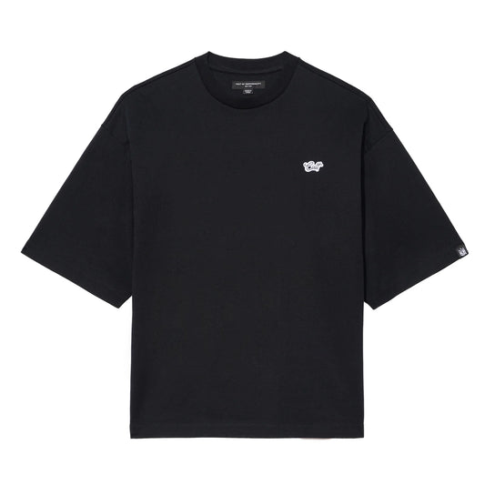 Cult's Oversized Short Sleeve Crew Neck Tee In Black  626BC-K97A