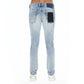 Cult's Punk Super Skinny 601 Jeans In Cyan 626BC-SS01F