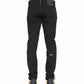 ROCKER SLIM DENIM JEANS IN BLACK 69A0-RS03L