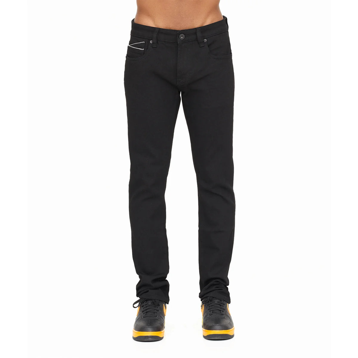 ROCKER SLIM DENIM JEANS IN BLACK 69A0-RS03L