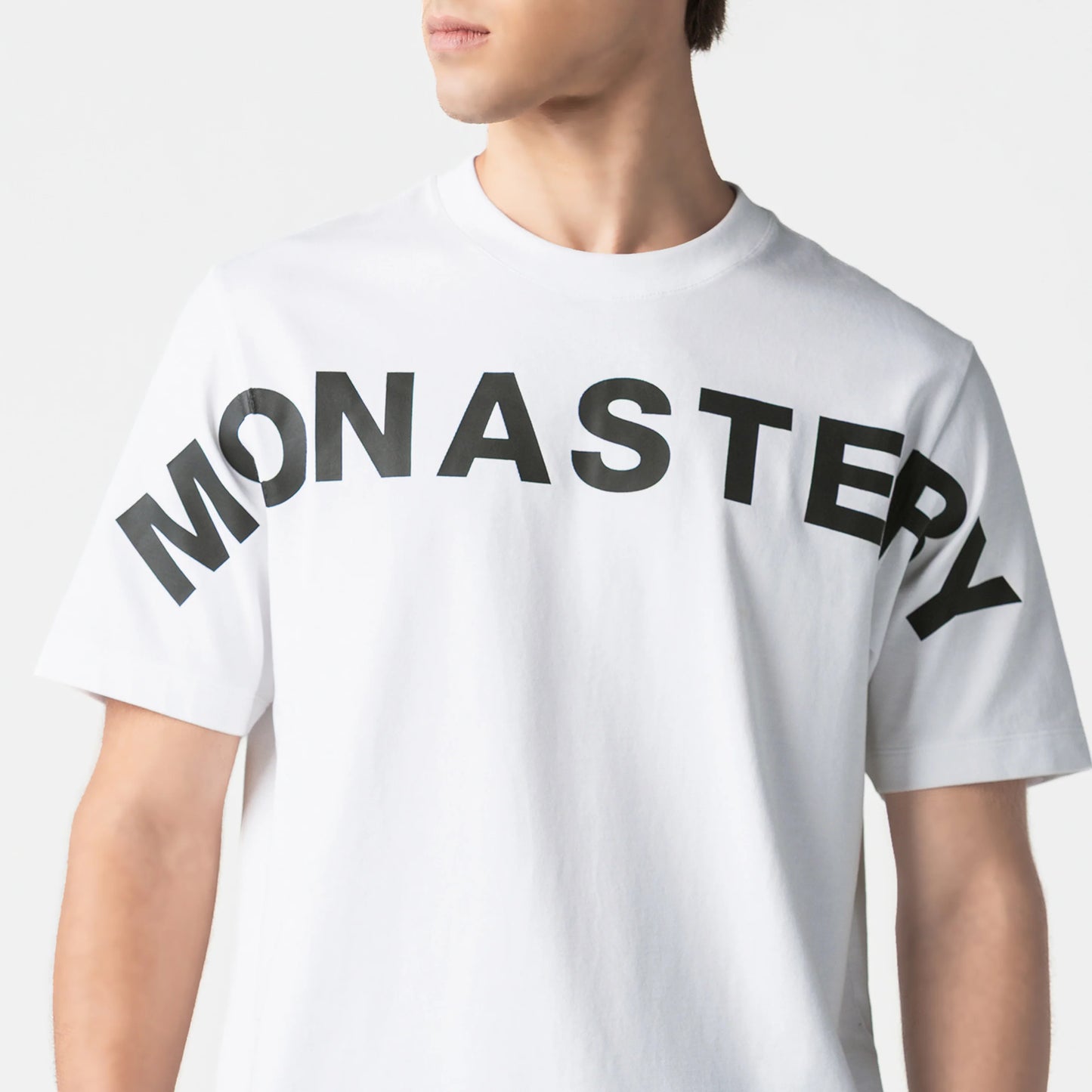 AUREAL T-SHIRT MEN WHITE MONASTERY