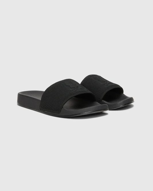 mens knit slides b6a474f200 black