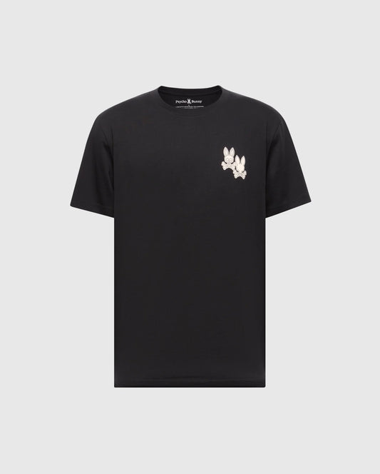 Psycho Bunny Elliot front back graphic tee