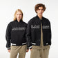 Unisex Embroidered Cotton Twill Bomber Jacket