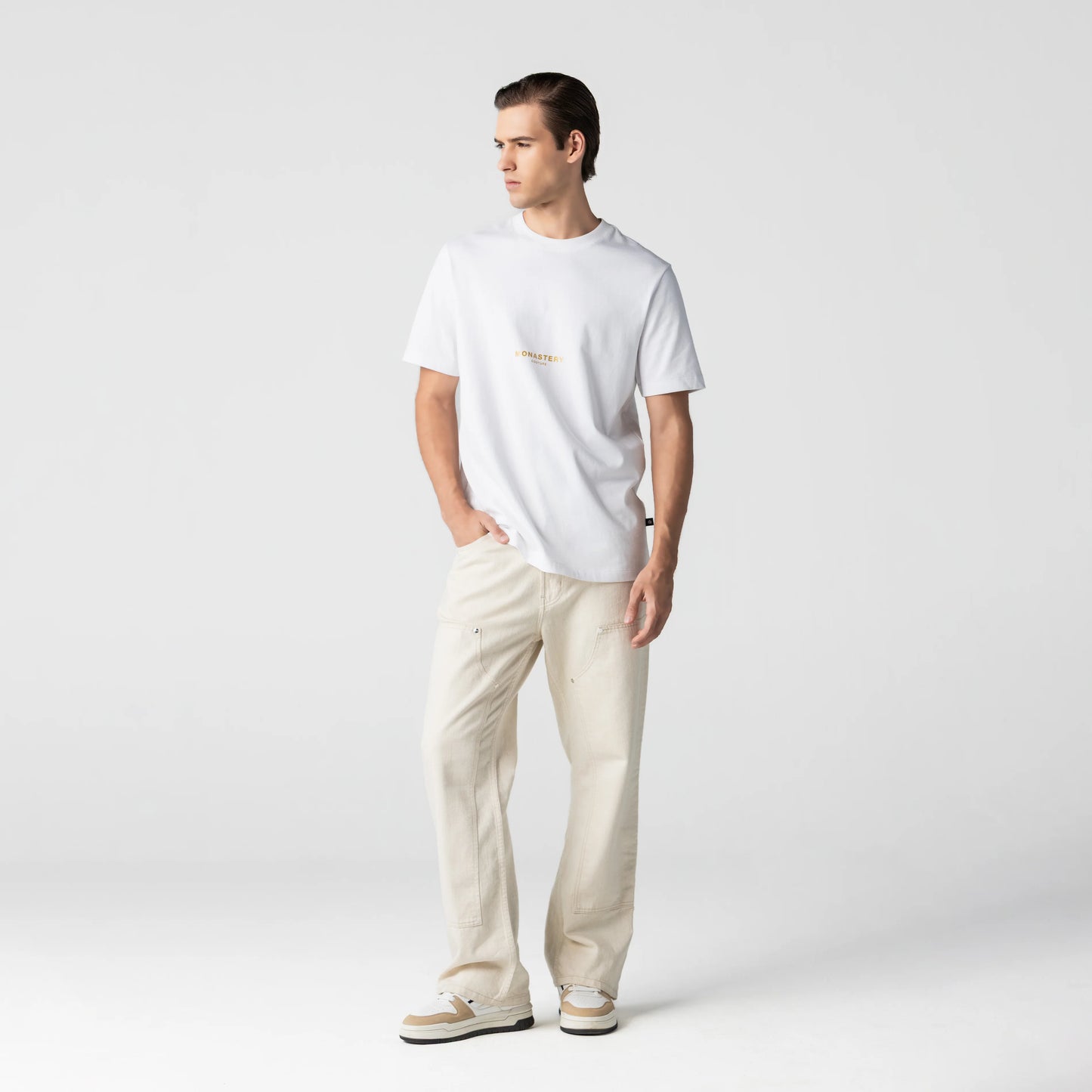 BOUKER T-SHIRT MEN WHITE monastery