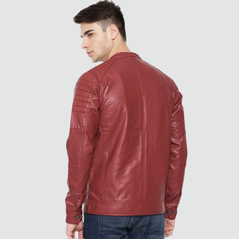 Royal 7evenMen’s Leather Jacket