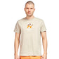 Eight x Embroidered Tri-Color Logo Graphic T-Shirt - Beige