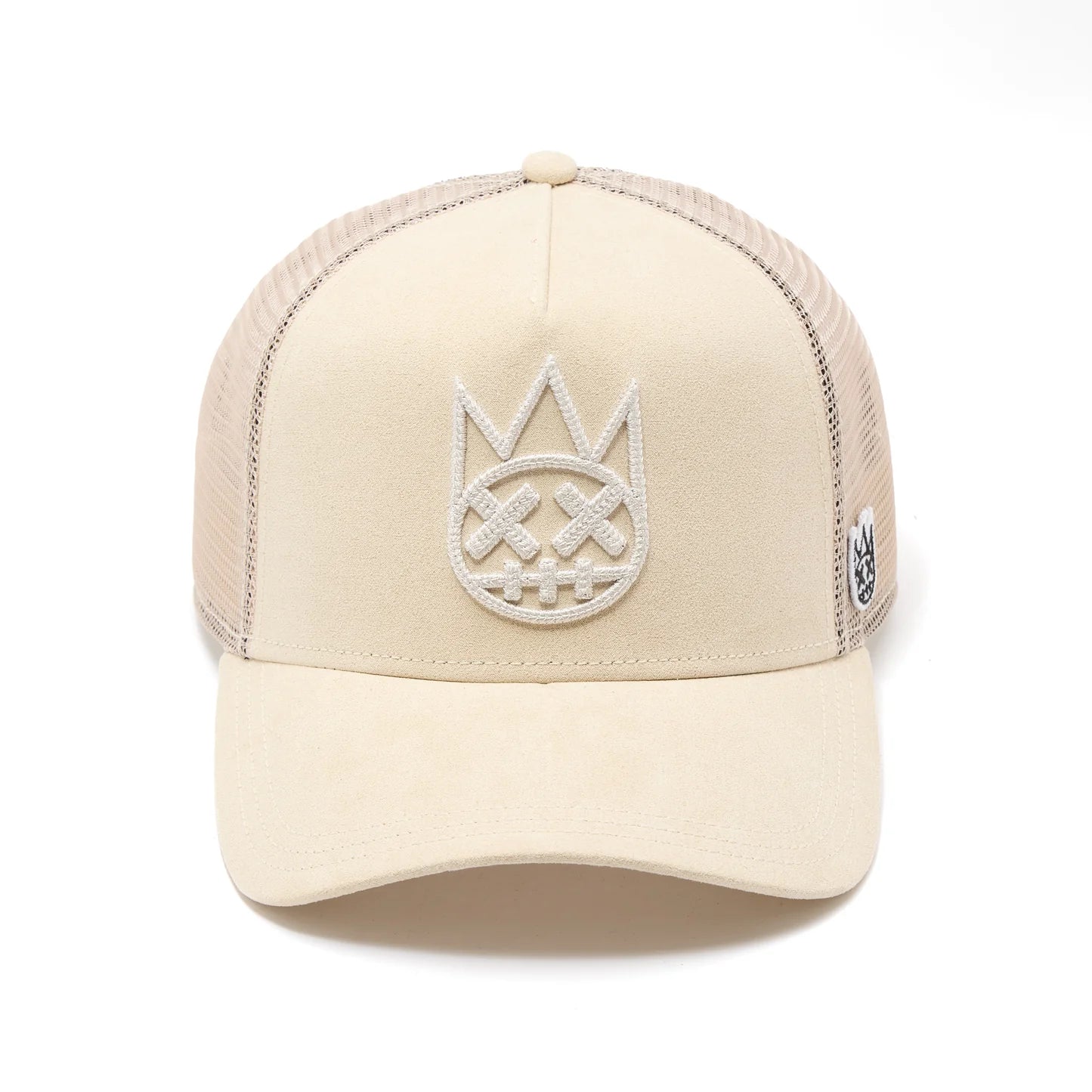 Cult's Logo Mesh Back Trucker Hat In Cream 626BC-CH37A
