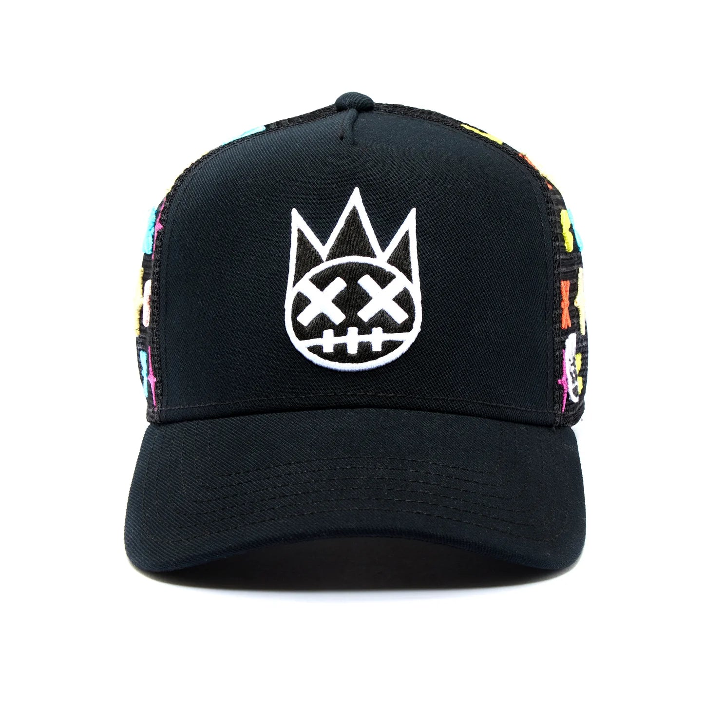 Cult's Cult Logo Pattern Hat in Black Pattern 625AC-CH69A