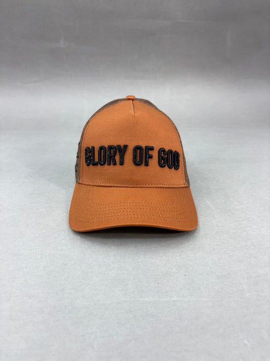 Glory of God cap  Ladrillo and black
