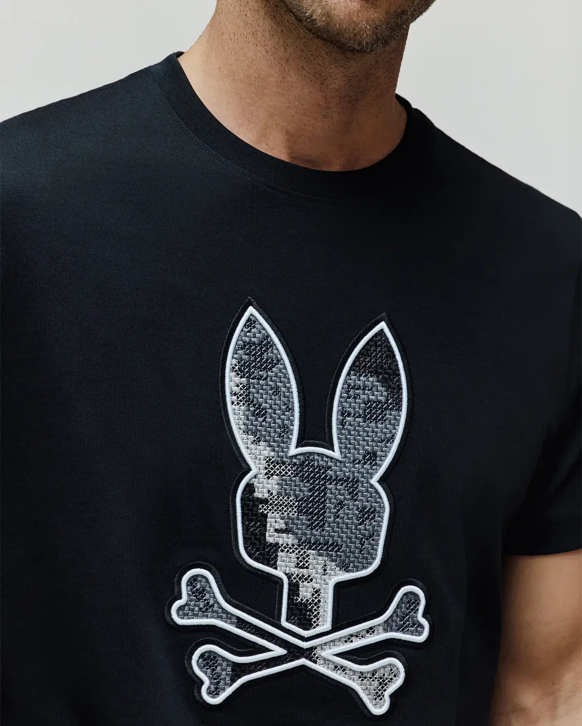Mens olivier graphic tee black