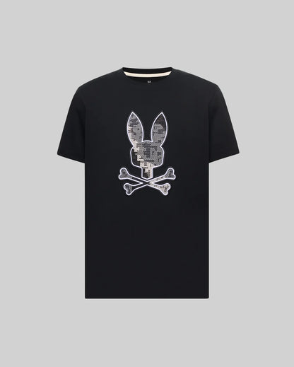 Mens olivier graphic tee black