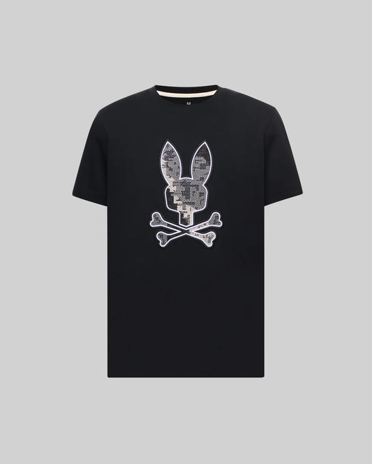Mens olivier graphic tee black