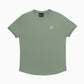 Classic Embroidery Heart Green T-shirt