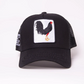 New Rooster Black trucker hat