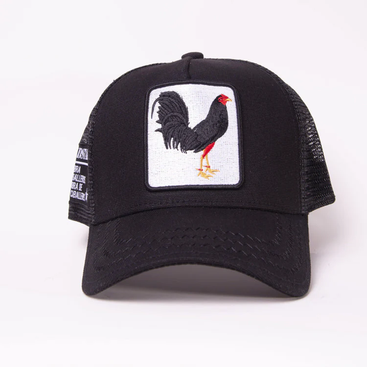 New Rooster Black trucker hat
