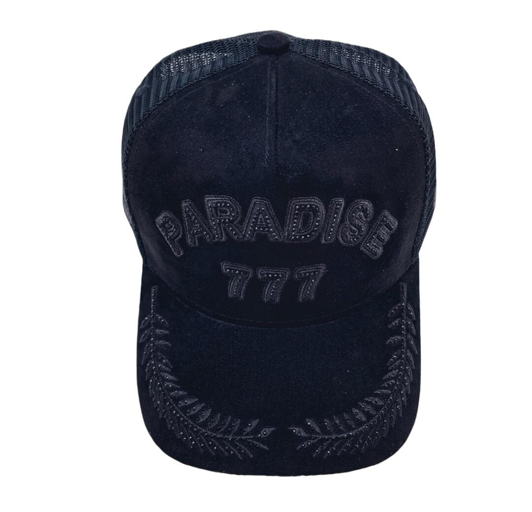 HAT TRUCKER BLAK SUEDE 777 CD0385