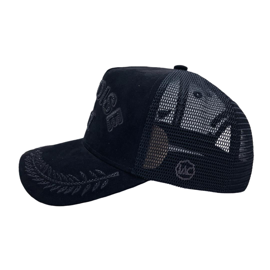 HAT TRUCKER BLAK SUEDE 777 CD0385