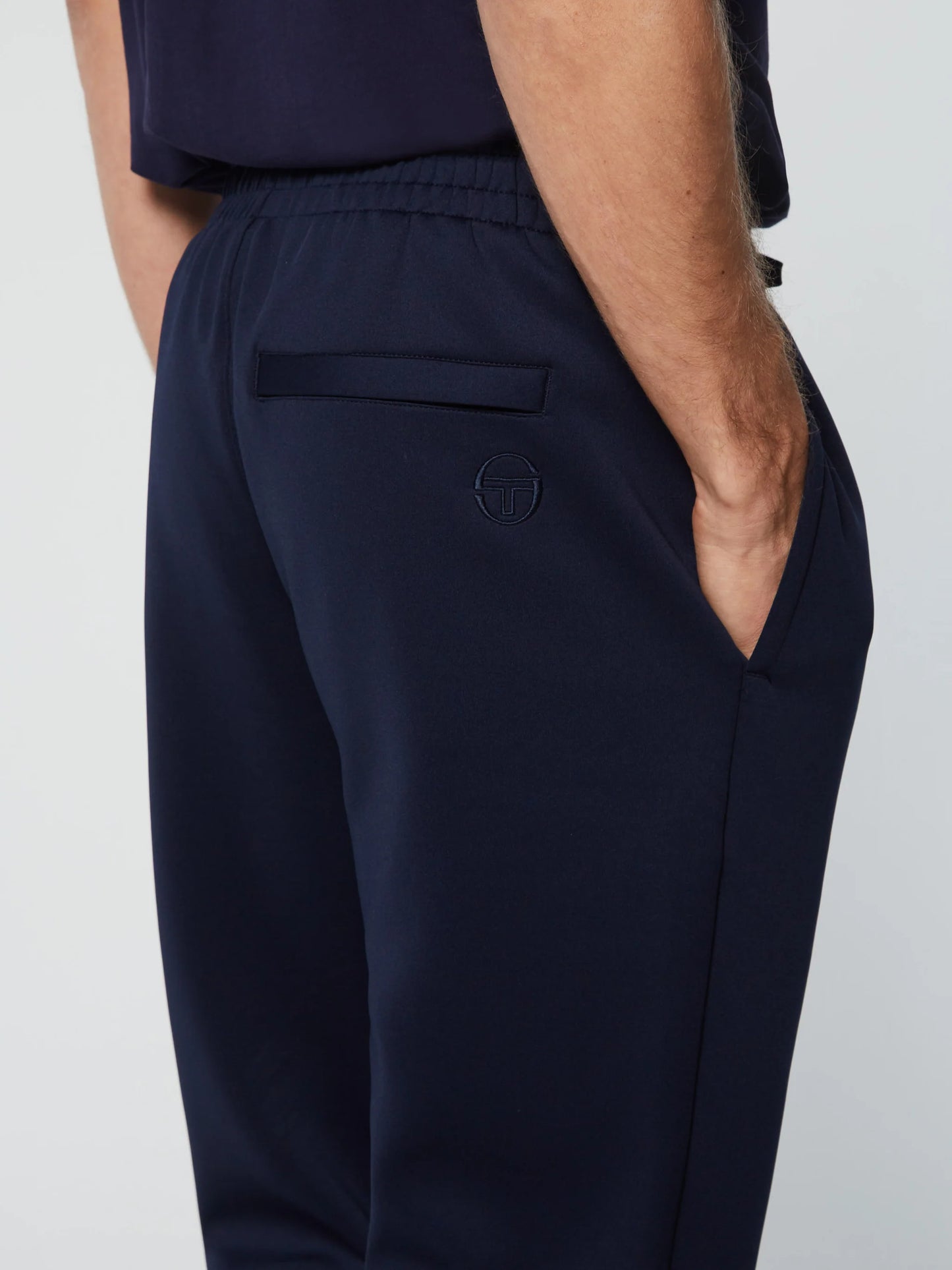 PERFORATA TRACK PANT-MARITIME BLUE