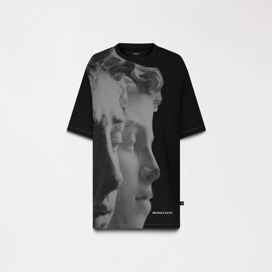 TERSIA T-SHIRT OVERSIZED MEN BLACK MONASTERY