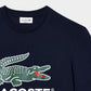 MEN'S COTTON JERSEY SIGNATURE PRINT T-SHIRT Men - Blue - Lacoste - T-Shirts