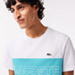 Men's Regular Fit Printed Colorblock T-Shirt