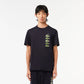 MEN'S REGULAR FIT ICONIC CROC T-SHIRT Men - Blue - Lacoste - T-Shirts