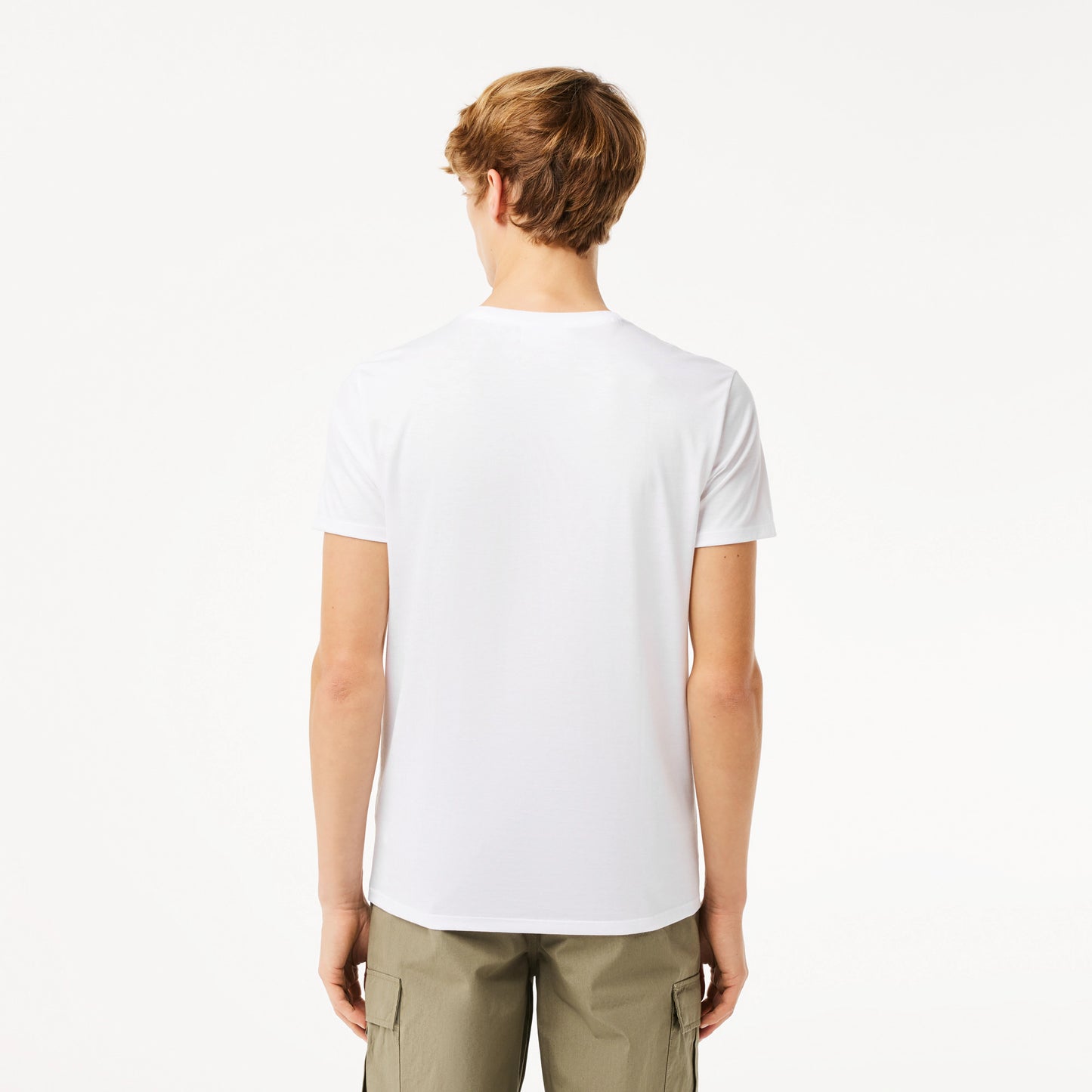 CREW NECK PIMA COTTON JERSEY T-SHIRT Men - White - Lacoste - T-Shirts