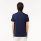 MEN'S V-NECK PIMA COTTON JERSEY T-SHIRT Men - Blue - Lacoste - T-Shirts